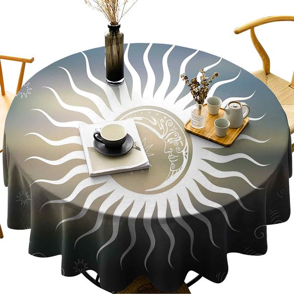 waterproof/oil proof /stain resistant round table cover celestial bodies silhouette geometric elements swirled lines with curves ornamental
waterproof/oil proof /stain resistant round table cover celestial bodies silhouette geometric elements swirled lines with curves ornamental