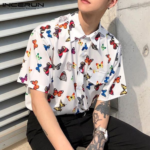 fashion printing men casual shirt streetwear 2020 short sleeve breathable lapel brand summer mens hawaiian shirts camisa incerun1, White;black
fashion printing men casual shirt streetwear 2020 short sleeve breathable lapel brand summer mens hawaiian shirts camisa incerun1, White;black