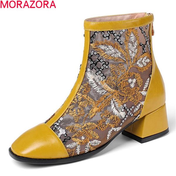 boots morazora 2021 brand national wind women med heels square toe ladies shoes genuine leather autumn ankle, Black
boots morazora 2021 brand national wind women med heels square toe ladies shoes genuine leather autumn ankle, Black