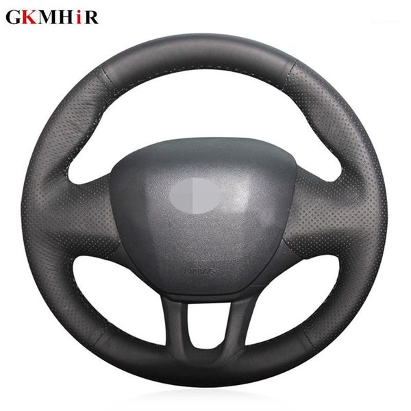 black artificial leather hand-stitched car steering wheel cover for 208 2011-2020 2008 2013-20201
black artificial leather hand-stitched car steering wheel cover for 208 2011-2020 2008 2013-20201