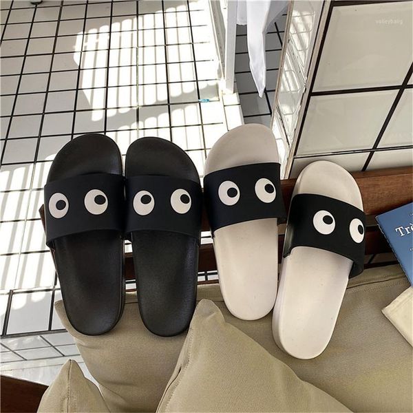 cute eyes summer slippers women fashion slides black white color indoor shoes female bathroom home slipper girl beach sandals1
cute eyes summer slippers women fashion slides black white color indoor shoes female bathroom home slipper girl beach sandals1