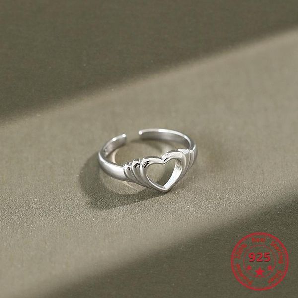 cluster rings 100% 925 sterling silver ring simplicity personality hollow heart-shaped temperament for women jewelry suitable gifts, Golden;silver
cluster rings 100% 925 sterling silver ring simplicity personality hollow heart-shaped temperament for women jewelry suitable gifts, Golden;silver