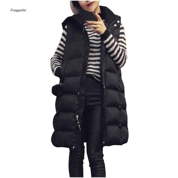 women's vests hoodie vest winter warm thicken casual windbreaker solid colors sleeveless jacket female classic waistcoat, Black;white
women's vests hoodie vest winter warm thicken casual windbreaker solid colors sleeveless jacket female classic waistcoat, Black;white