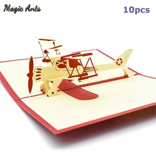 10 pack wholesale airplane model pop up card birthday with envelope sticker laser cut invitation greeting card postcard aircraft bbygnh
10 pack wholesale airplane model pop up card birthday with envelope sticker laser cut invitation greeting card postcard aircraft bbygnh