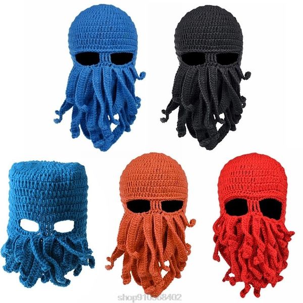 men women creative funny tentacle ocs knitted hat long beard beanie cap balaclava winter warm mask n17 20 dropshipping
men women creative funny tentacle ocs knitted hat long beard beanie cap balaclava winter warm mask n17 20 dropshipping