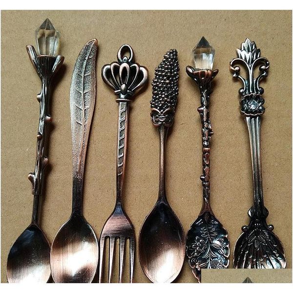 6pcs/set vintage royal style bronze carved small coffee tea spoon mini dessert spoon for snacks flatwa jllipt carshop2006
6pcs/set vintage royal style bronze carved small coffee tea spoon mini dessert spoon for snacks flatwa jllipt carshop2006