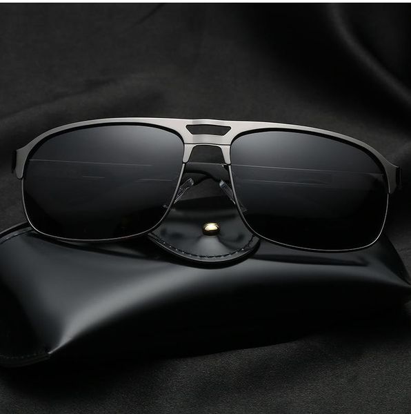 sunglasses men's fashion hipster polarized metal stainless steel driving sun glasses for men, White;black
sunglasses men's fashion hipster polarized metal stainless steel driving sun glasses for men, White;black