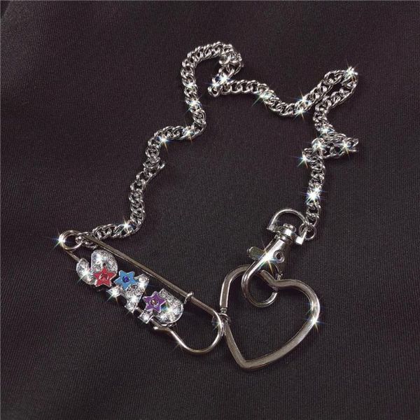 harajuku pin crystal letter pendant necklace for women vintage creative fashion punk cool heart-shaped choker necklace jewelry, Silver
harajuku pin crystal letter pendant necklace for women vintage creative fashion punk cool heart-shaped choker necklace jewelry, Silver