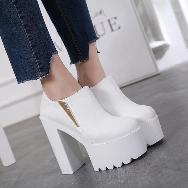 boots autumn high heel 14cm black ankle women's platform white women shoes size 34-381
boots autumn high heel 14cm black ankle women's platform white women shoes size 34-381