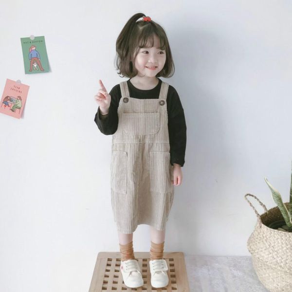 clothing sets 2021 autumn arrival girls fashion 2 pieces suit long sleeve t shirt+corduroy overalls kids for, White
clothing sets 2021 autumn arrival girls fashion 2 pieces suit long sleeve t shirt+corduroy overalls kids for, White