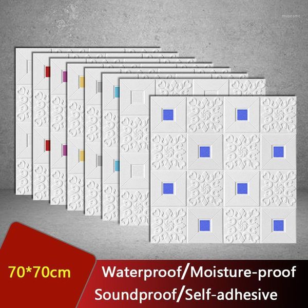 70x70cm stereo foam wall stickers ceiling panel roof decor self adhesive waterproof wallpaper living room bedroom home decor1
70x70cm stereo foam wall stickers ceiling panel roof decor self adhesive waterproof wallpaper living room bedroom home decor1