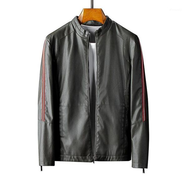 2020 autumn motorcycle leather jacket men color matching slim long sleeve men leather jacket casual zipper mens1, Black
2020 autumn motorcycle leather jacket men color matching slim long sleeve men leather jacket casual zipper mens1, Black