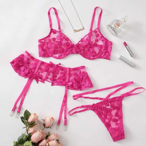 women lace hollow out heart embroidery ladies underwear transparent lenceria tempting lingerie set valentines day, Black;white
women lace hollow out heart embroidery ladies underwear transparent lenceria tempting lingerie set valentines day, Black;white