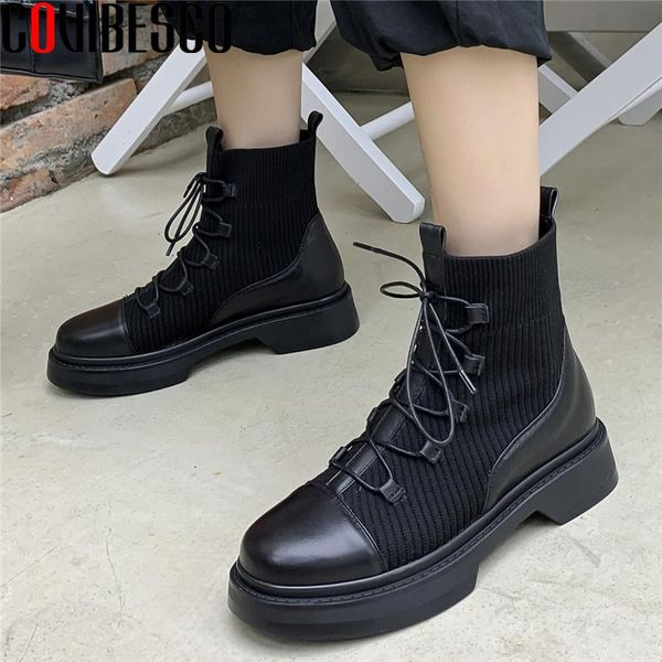 covibesco casual genuine leather ankle boots for women low heels shoes woman autumn winter lace-up platforms basic boots fashion, Black
covibesco casual genuine leather ankle boots for women low heels shoes woman autumn winter lace-up platforms basic boots fashion, Black