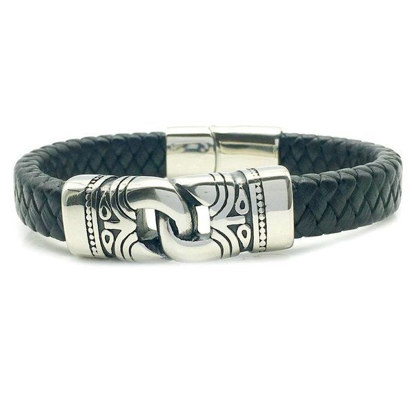 charm bracelets stainless steel leather hand in bracelet punk hip hop for men bg-008, Golden;silver
charm bracelets stainless steel leather hand in bracelet punk hip hop for men bg-008, Golden;silver