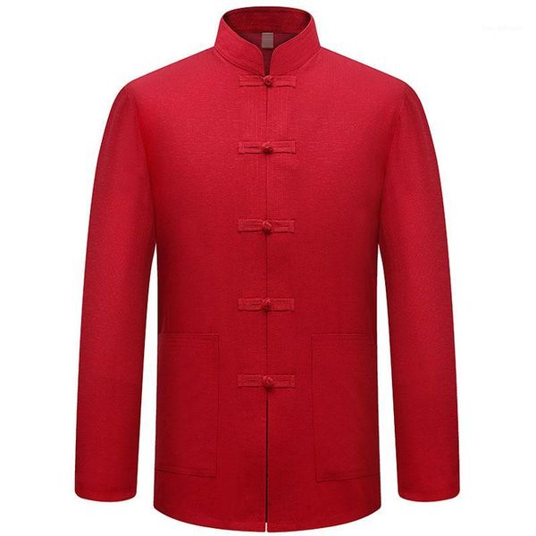 men's jackets male cotton shirt traditional chinese men coat clothing tai chi uniform autumn spring long sleeve jacket for man1, Black;brown
men's jackets male cotton shirt traditional chinese men coat clothing tai chi uniform autumn spring long sleeve jacket for man1, Black;brown