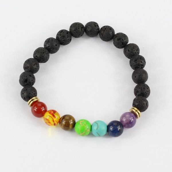 chakra healing beaded natural lava stone 7 beads bracelet for women reiki prayer fashion jewelry, Black
chakra healing beaded natural lava stone 7 beads bracelet for women reiki prayer fashion jewelry, Black