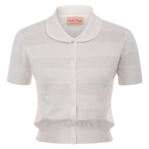 women short sleeve doll collar jacket ladies clothes solid hollowed-out button placket knitwear cardigan coats roupas femininas, Black;brown 
women short sleeve doll collar jacket ladies clothes solid hollowed-out button placket knitwear cardigan coats roupas femininas, Black;brown