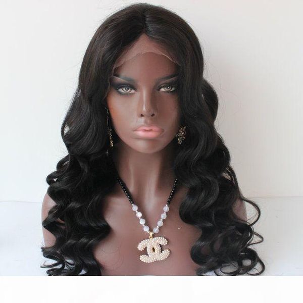 glueless full lace human hair wigs for black women brazilian full lace wigs with baby hair water wave lace front wig in stock, Black;brown