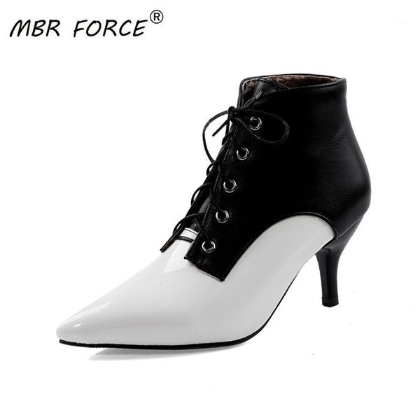 mbr force fashion women ankle boot pointed toe high heel lace up quality comfortable botines mujer ladies boots party black1, Black
mbr force fashion women ankle boot pointed toe high heel lace up quality comfortable botines mujer ladies boots party black1, Black