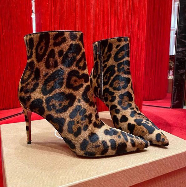 luxury famous sokate red bottom ankle boots women's pointed toe booties booty elegant genuine leather booties lady high heels, Black 
luxury famous sokate red bottom ankle boots women's pointed toe booties booty elegant genuine leather booties lady high heels, Black