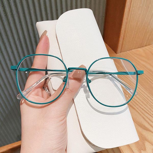 sunglasses 2021 women classic fashion transparent round anti-blue glasses clear lens men optical spectacle metal frames goggles eyewear, White;black
sunglasses 2021 women classic fashion transparent round anti-blue glasses clear lens men optical spectacle metal frames goggles eyewear, White;black