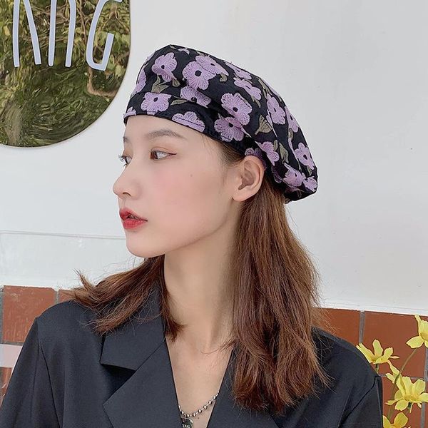 boinas para mujer beret women's summer thin korean style wild hat tide flowers sombreros de mujer kapelusz cappello donna gorras, Blue;gray
boinas para mujer beret women's summer thin korean style wild hat tide flowers sombreros de mujer kapelusz cappello donna gorras, Blue;gray