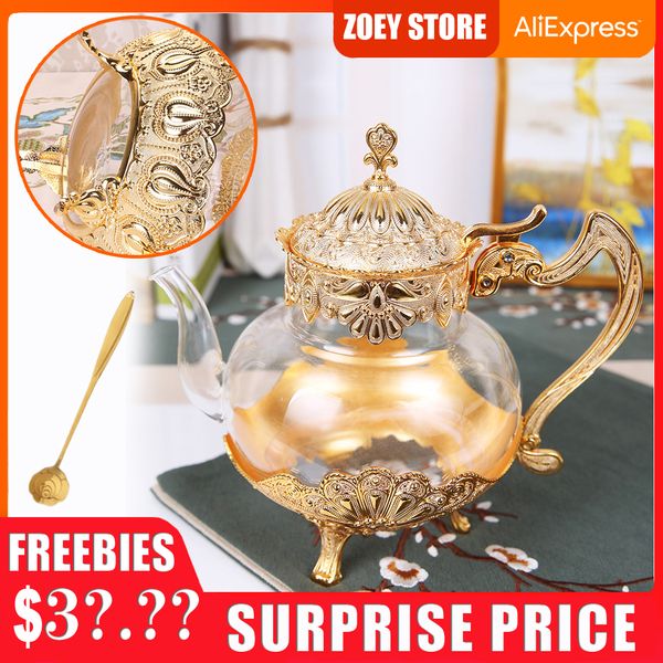 palace golden glass teapot kitchen metal cold kettle coffee pot european style home decoration glassware birthday wedding gifts q1218
palace golden glass teapot kitchen metal cold kettle coffee pot european style home decoration glassware birthday wedding gifts q1218