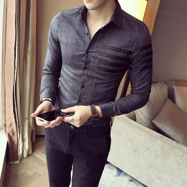 2021 men's clothing singer bigbang fashion hair stylist personalized vintage plaid shirt slim plus size costume costumes, White;black
2021 men's clothing singer bigbang fashion hair stylist personalized vintage plaid shirt slim plus size costume costumes, White;black