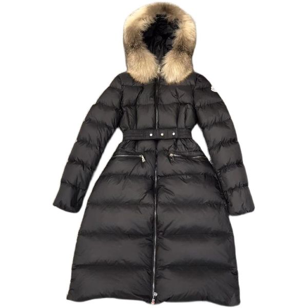 2020 newwinter famous down jacket women's middle long waist slim thickened girdlesilver fox fur collar hood dropshipping by dhl, Black
2020 newwinter famous down jacket women's middle long waist slim thickened girdlesilver fox fur collar hood dropshipping by dhl, Black