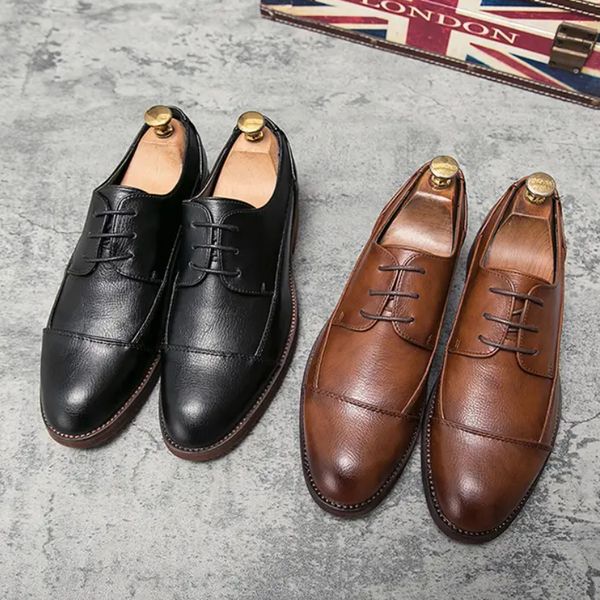 four seasons business dress oxford shoes pu leather men british style low heel round head comfortable classic versatile large size 38-47 dp1, Black
four seasons business dress oxford shoes pu leather men british style low heel round head comfortable classic versatile large size 38-47 dp1, Black