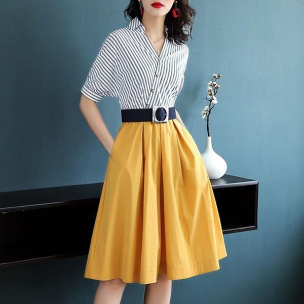 women striped shirt dress spring autumn office ladies elegant v-neck tunic dress women fashion slim work dress female vestido, Black;gray
women striped shirt dress spring autumn office ladies elegant v-neck tunic dress women fashion slim work dress female vestido, Black;gray