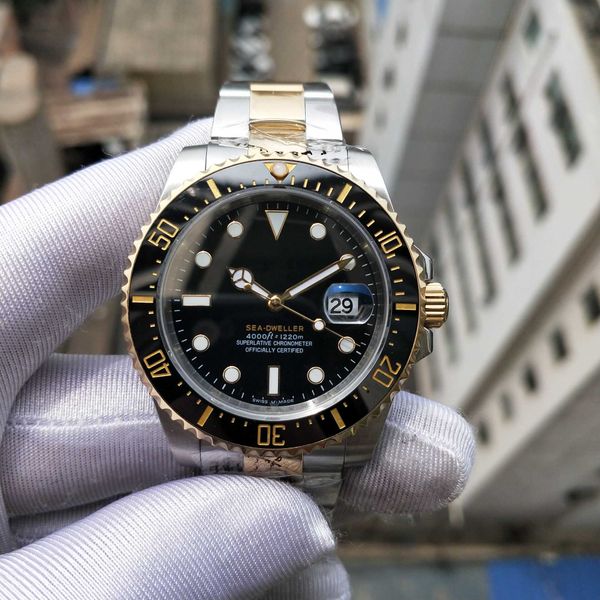 2019 basel world 43mm men's watch two tone gold automatic 2813 movement ceramic bezel 126603 watches diving with new style original box, Slivery;brown
2019 basel world 43mm men's watch two tone gold automatic 2813 movement ceramic bezel 126603 watches diving with new style original box, Slivery;brown