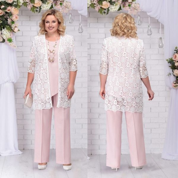 elegant three pieces mothers pants suit with lace jackets jewel neck short sleeves pantsuits for groom mother outfit, Black;red
elegant three pieces mothers pants suit with lace jackets jewel neck short sleeves pantsuits for groom mother outfit, Black;red