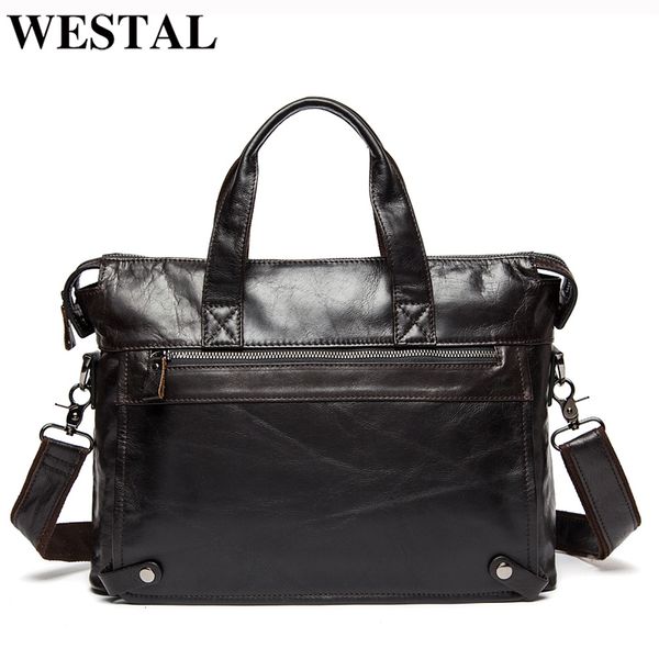 westal men's briefcases office bag for men men's bags genuine leather briefcase men lapbag leather lawyer/messenger bags 910
westal men's briefcases office bag for men men's bags genuine leather briefcase men lapbag leather lawyer/messenger bags 910