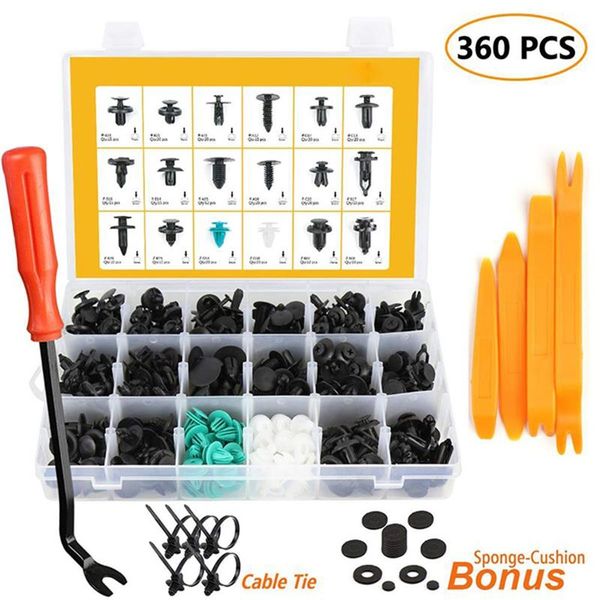 360 pcs fixing parts car bumper fixing clips rivet door panel rivets trim assortment kit fasteners trim moulding clip automotive furniture a
360 pcs fixing parts car bumper fixing clips rivet door panel rivets trim assortment kit fasteners trim moulding clip automotive furniture a