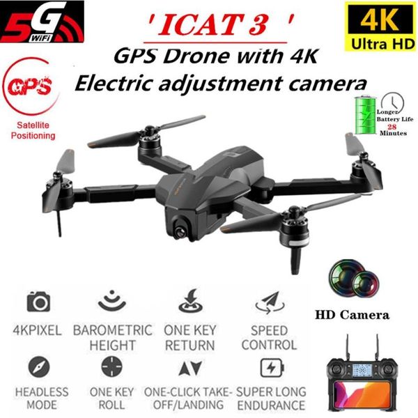 professional icat3 brushless gps drone optical flow positioning drone rc folding rc helicopter aircraft with 4k hd camera
professional icat3 brushless gps drone optical flow positioning drone rc folding rc helicopter aircraft with 4k hd camera