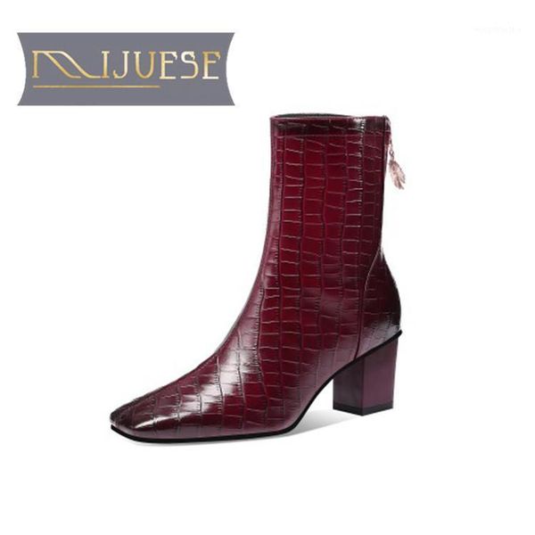 boots mljuese 2021 women ankle cow leather winter short plush square toe zipper high heels female size 401, Black
boots mljuese 2021 women ankle cow leather winter short plush square toe zipper high heels female size 401, Black