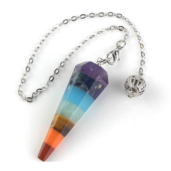7 chakra stone yoga necklace women men raw quartz natural dowsing pendulum chain necklaces reiki beads pendants jewelr jlltlv, Black
7 chakra stone yoga necklace women men raw quartz natural dowsing pendulum chain necklaces reiki beads pendants jewelr jlltlv, Black