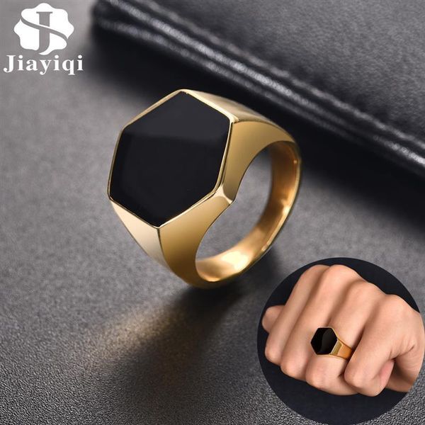 cluster rings jiayiqi men stainless steel band ring geometry rhombus gold silver color fashion mens hiphop punk jewelry male finger anel, Golden;silver
cluster rings jiayiqi men stainless steel band ring geometry rhombus gold silver color fashion mens hiphop punk jewelry male finger anel, Golden;silver