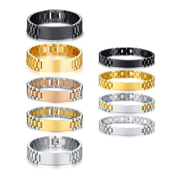 link, chain 10/15mm wide hiphop titanium stainless steel classic biker bangle watchband design men women jewelry president strap bracelet, Black
link, chain 10/15mm wide hiphop titanium stainless steel classic biker bangle watchband design men women jewelry president strap bracelet, Black