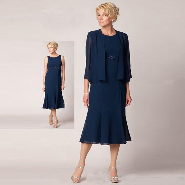 navy blue mother of the bride groom dresses with jacket chiffon evening mother's dresses wedding guest gowns, Black;red
navy blue mother of the bride groom dresses with jacket chiffon evening mother's dresses wedding guest gowns, Black;red