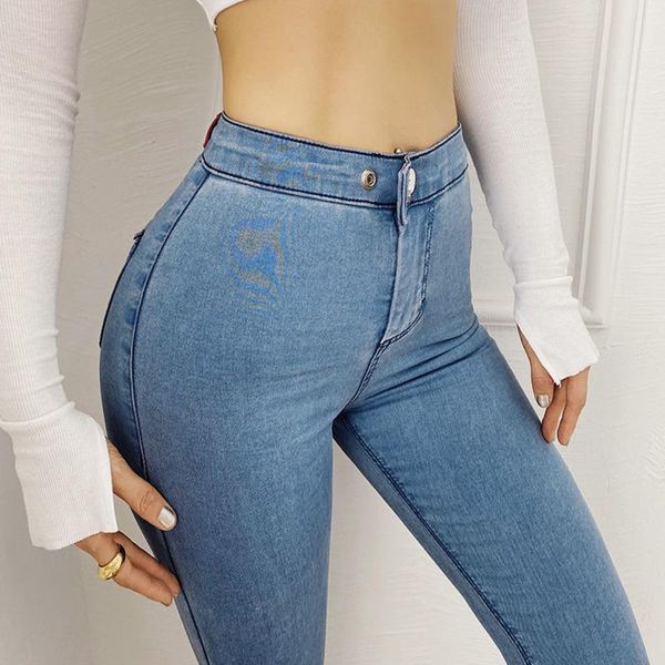 women's jeans slim high waist women 2021 skinny lift hip denim pencil pants stretch plus size spring autumn for, Blue
women's jeans slim high waist women 2021 skinny lift hip denim pencil pants stretch plus size spring autumn for, Blue