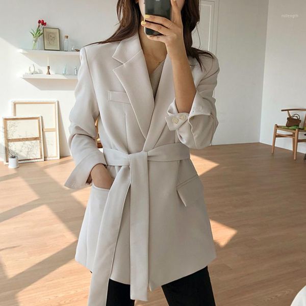 elegant notched collar lace up women blazer casual slim waist office ladies jacket blazer solid 2020 spring summer blusas femme1, White;black
elegant notched collar lace up women blazer casual slim waist office ladies jacket blazer solid 2020 spring summer blusas femme1, White;black