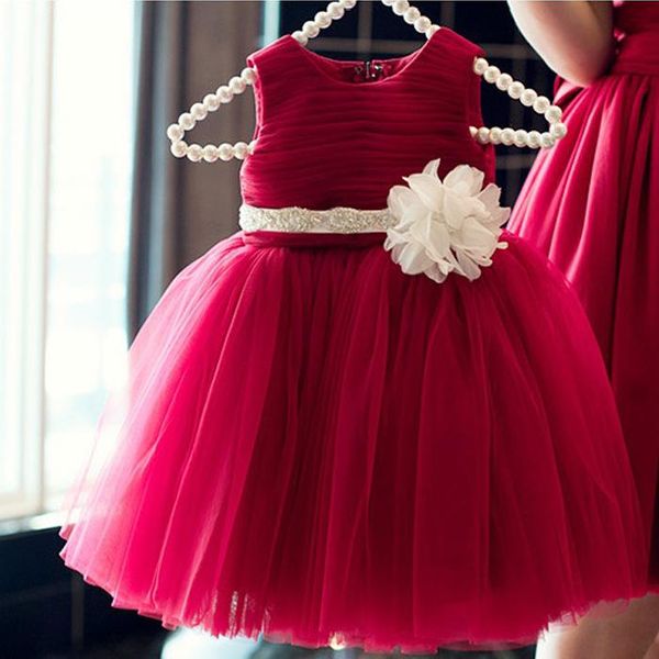 girl's dresses arrival flower girls christmas red tulle graduation party wedding with sash formal kids gown, Red;yellow
girl's dresses arrival flower girls christmas red tulle graduation party wedding with sash formal kids gown, Red;yellow