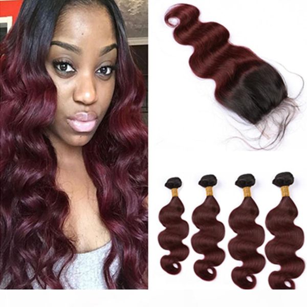 burgundy ombre peruvian wavy human hair weaves with closure #1b 99j wine red ombre body wave virgin hair 4bundles with lace closure 4x4, Black;brown
burgundy ombre peruvian wavy human hair weaves with closure #1b 99j wine red ombre body wave virgin hair 4bundles with lace closure 4x4, Black;brown
