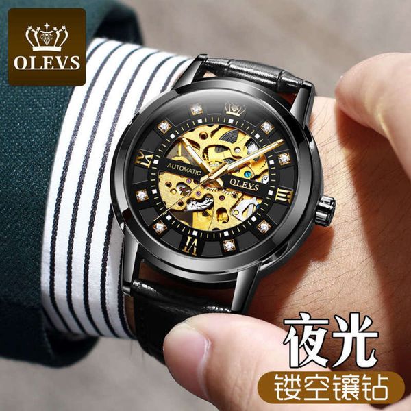 fully mechanical with eurysys watch automatic diamond inlaid luminous waterproof men's watchmy93, Slivery;brown
fully mechanical with eurysys watch automatic diamond inlaid luminous waterproof men's watchmy93, Slivery;brown