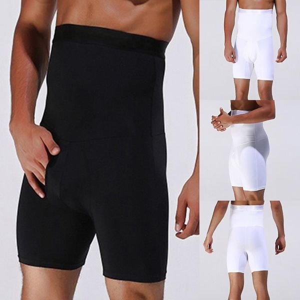 men tummy control shorts high waist slimming body shaper seamless belly girdle boxer abdomen control pants, White;black
men tummy control shorts high waist slimming body shaper seamless belly girdle boxer abdomen control pants, White;black
