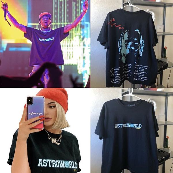 19ss travis scott astroworld t shirt men women 1:1 ravis scott t shirts streetwear kanye west astroworld tshirt, White;black
19ss travis scott astroworld t shirt men women 1:1 ravis scott t shirts streetwear kanye west astroworld tshirt, White;black