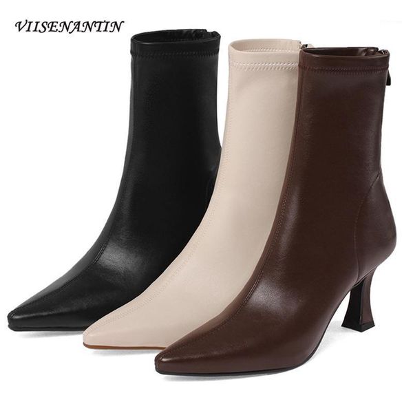 boots brown elastic female short pointed toe stiletto zipper real leather korean style fashion versatile thin high heels shoes1, Black
boots brown elastic female short pointed toe stiletto zipper real leather korean style fashion versatile thin high heels shoes1, Black